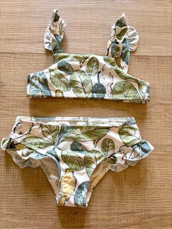 Play Up Other - Play Up Kids Girls Bikini Two-Piece Tropical Citrus Luxury Made in Portugal 4Y